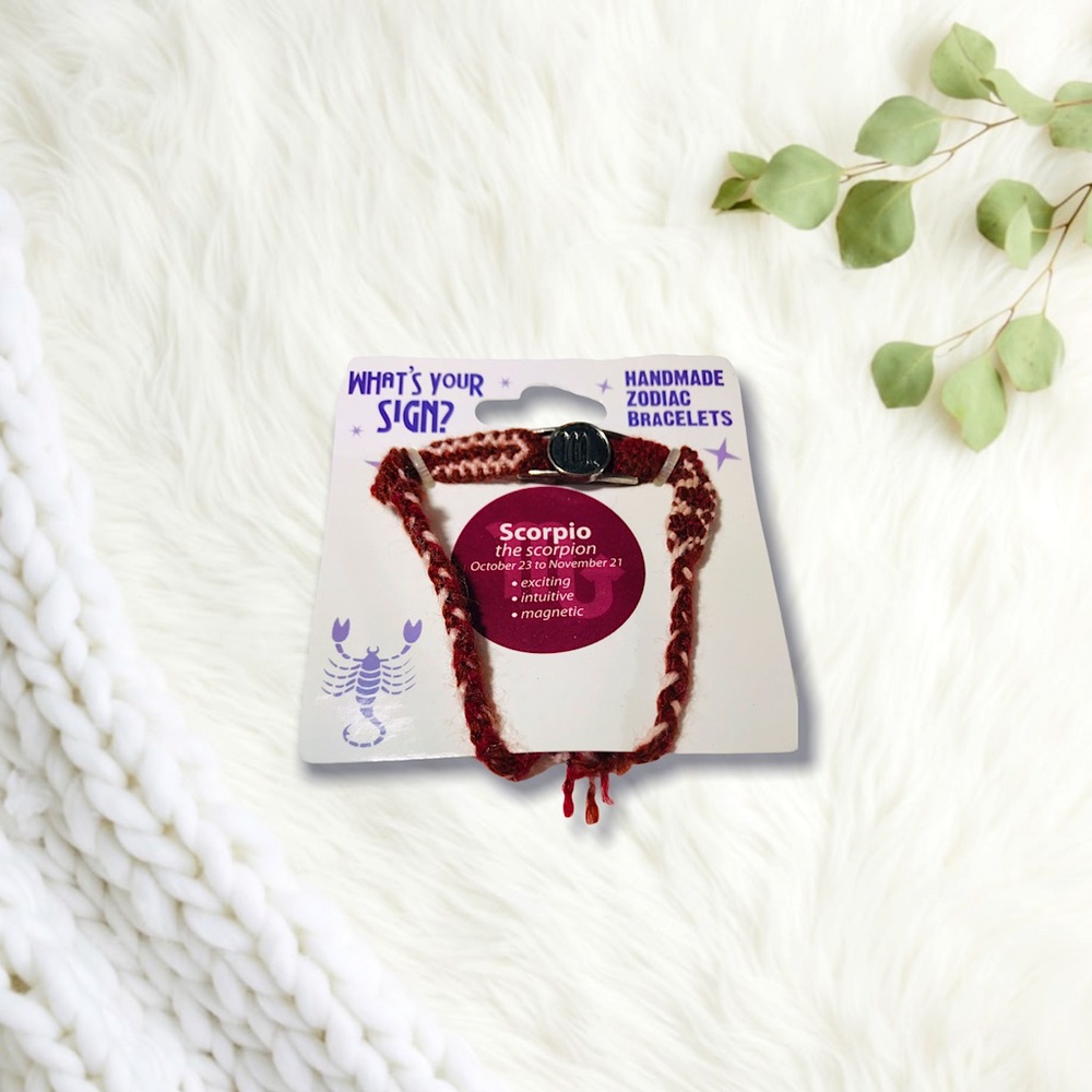 Scorpio WATER Astrological Zodiac Sign Handmade Retro Bracelet